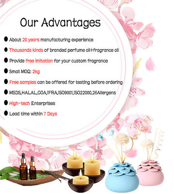 Pure Room Fragrance White Musk Scent and Fragrance Bulk air Freshener Essential Oil